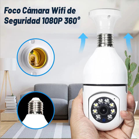 CÁMARA DE SEGURIDAD PANORÁMICA CON WIFI